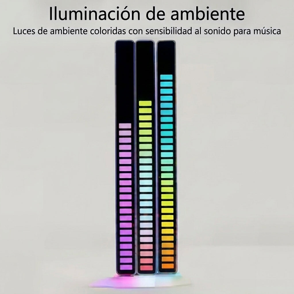 Tira de Luces LED Activadas por Ritmo Musical Ideal para decoración para fiestas